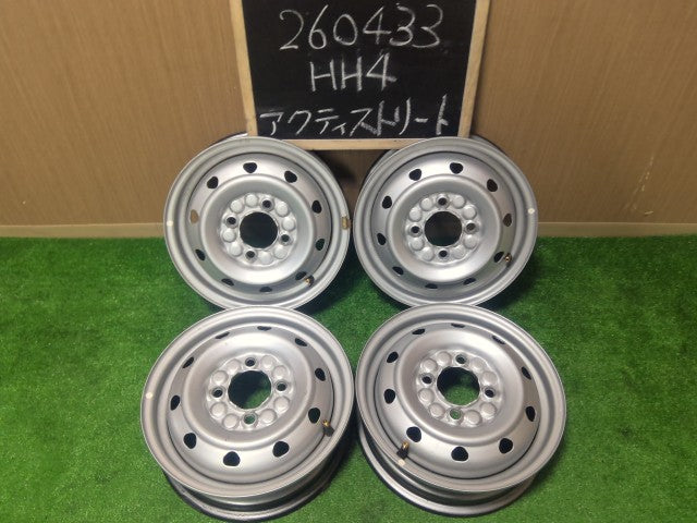 【中古】12インチ スチールホイール 3.5J ハブ径67ｍｍ
