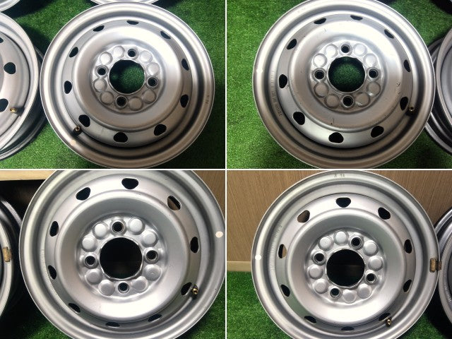 【中古】12インチ スチールホイール 3.5J ハブ径67ｍｍ