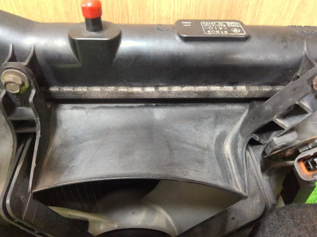 【中古】フィット UA-GD1 ラジエータ ファンセット