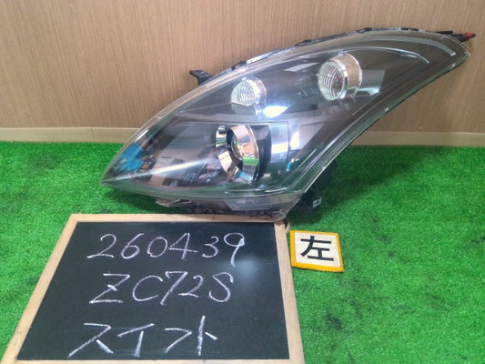 【中古】スイフト DBA-ZC72S 左 ヘッドランプ