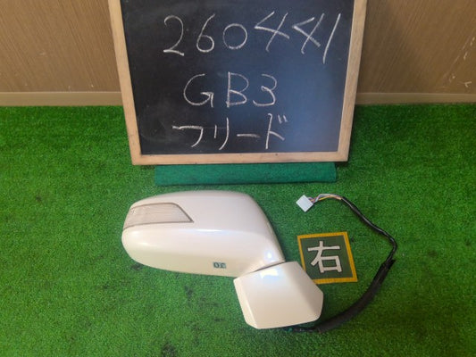 【中古】フリード DBA-GB3 右 サイドミラー