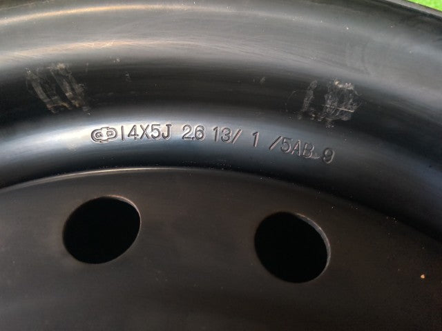 【中古】フリード DBA-GB3 14インチ スチールホイール