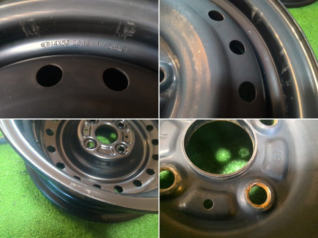 【中古】フリード DBA-GB3 14インチ スチールホイール