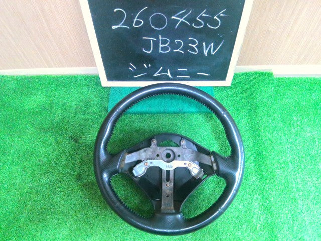 【中古】ジムニー TA-JB23W ステアリングホイール ハンドル