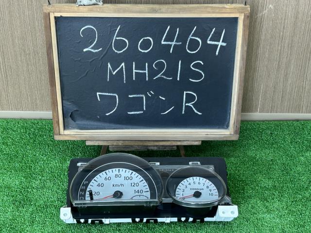 【中古】ワゴンＲ CBA-MH21S スピードメーター 34100-58J51