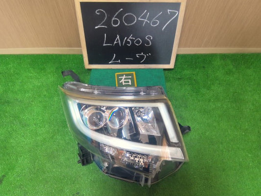 【中古】ムーヴ DBA-LA150S 右 ヘッドランプ