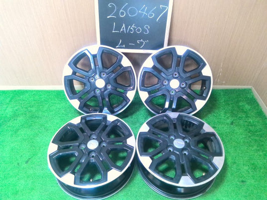 【中古】15インチ ダイハツ 純正アルミホイール 4本セットムーヴ