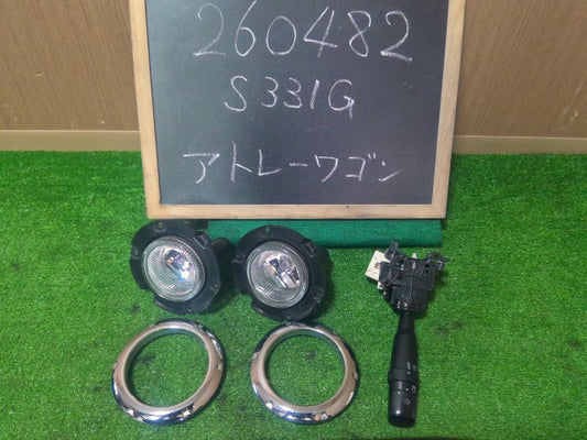 【中古】ハイゼットアトレ ABA-S331G フォグランプ 左右