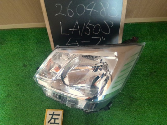 【中古】ムーヴ DBA-LA150S 左 ヘッドランプ