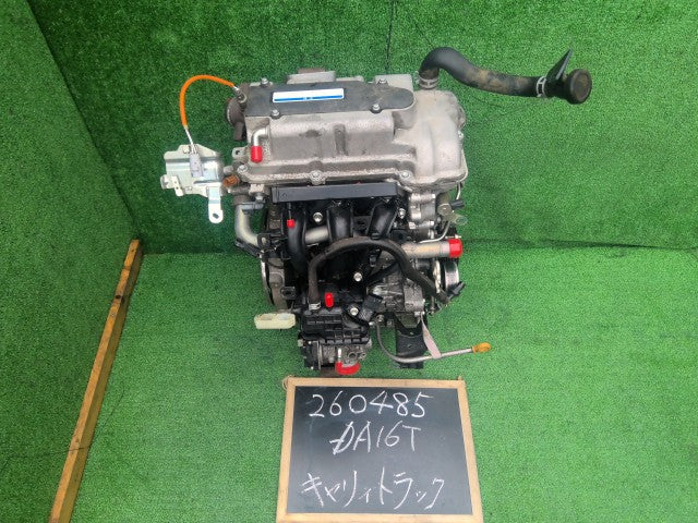 【中古】キャリィ EBD-DA16T エンジン 本体