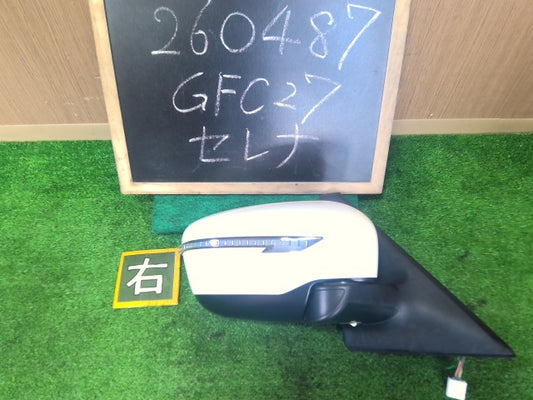 【中古】セレナ DAA-GFC27 右 サイドミラー