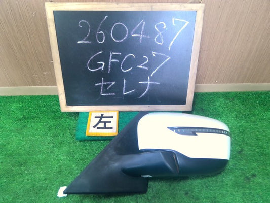 【中古】セレナ DAA-GFC27 左 サイドミラー