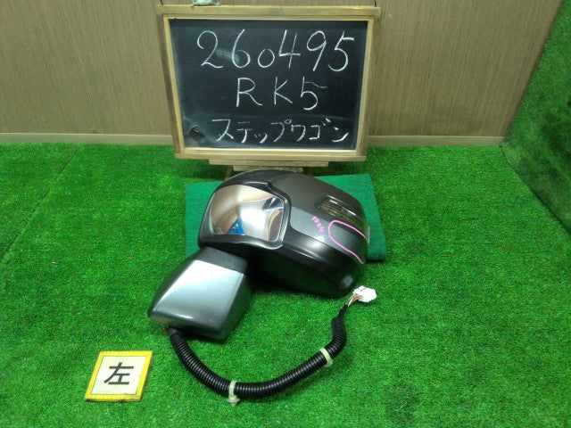【中古】ステップワゴン DBA-RK5 左 サイドミラー