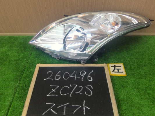 【中古】スイフト DBA-ZC72S 左 ヘッドランプ