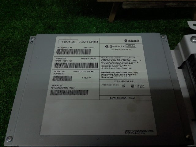 【中古】ボルボ 40シリーズ DBA-MB5204T 純正
