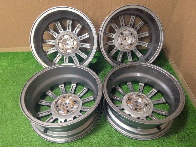 【中古】社外 アルミホイール 15インチ 5.5J