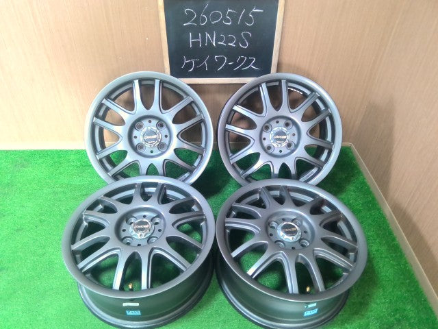 【中古】社外アルミ ホイール 15インチ 6J