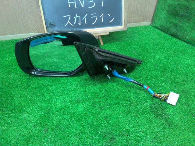 【中古】スカイライン DAA-HV37 左 サイドミラー