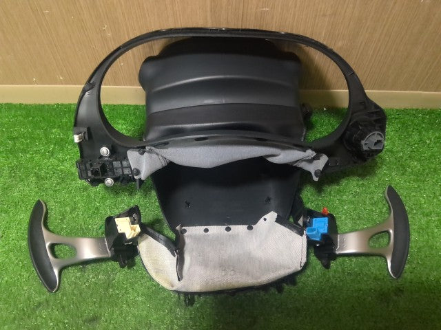 【中古】スカイライン DAA-HV37 メーターフード コラムカバー