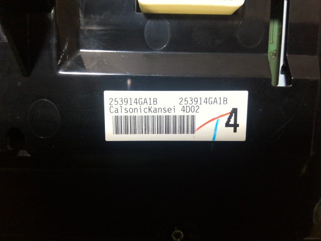 【中古】スカイライン DAA-HV37 オーディオパネル エアコンスイッチ