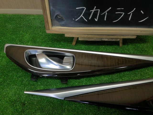 【中古】スカイライン DAA-HV37 木目 ウッド