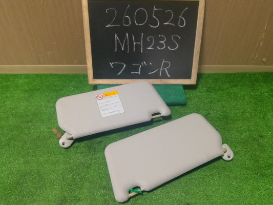 【中古】ワゴンＲ CBA-MH23S サンバイザー 左右セット