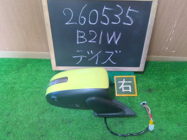 【中古】デイズ DBA-B21W 右 サイドミラー