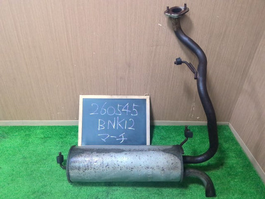 【中古】マーチ DBA-BNK12 4WD リア