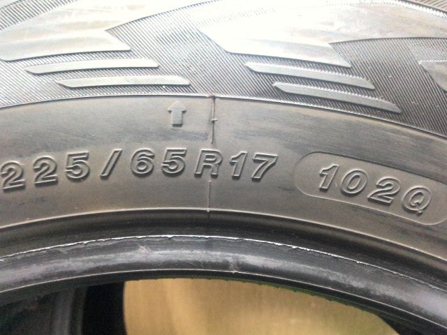 【中古】スタッドレスタイヤ 17インチ ヨコハマ iceGUARDGO75
