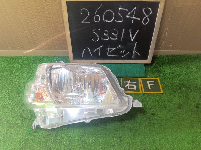 【中古】ハイゼット EBD-S331V 右 ヘッドランプ