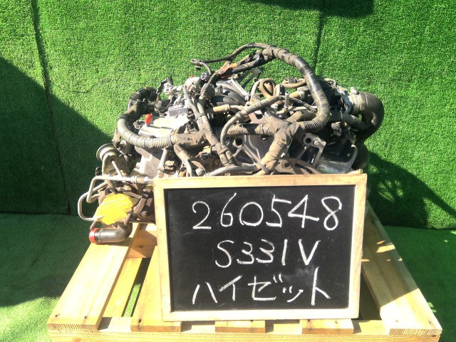 【中古】ハイゼット EBD-S331V エンジン 本体