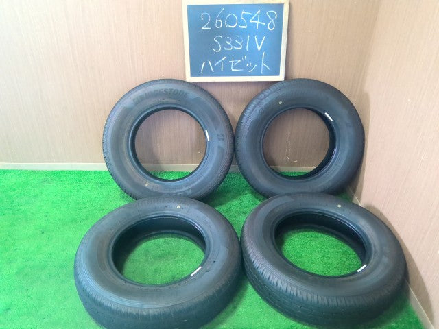 【中古】12インチ ノーマルタイヤ ブリヂストン 145/80R12