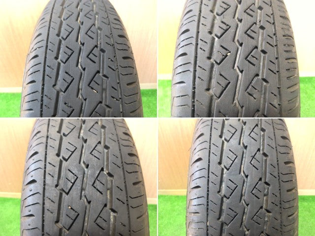 【中古】12インチ ノーマルタイヤ ブリヂストン 145/80R12