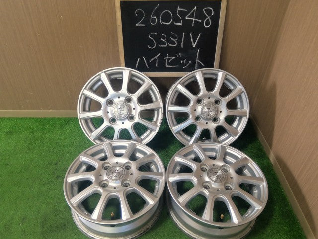 【中古】12インチ 社外 アルミホイール 4J