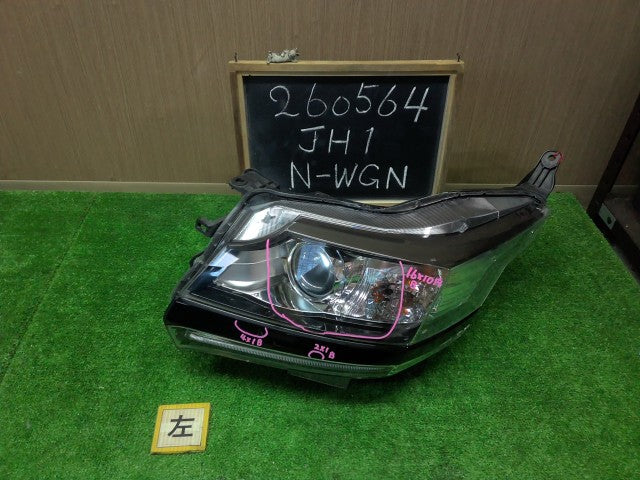 【中古】Ｎ－ＷＧＮ DBA-JH1 左 ヘッドランプ