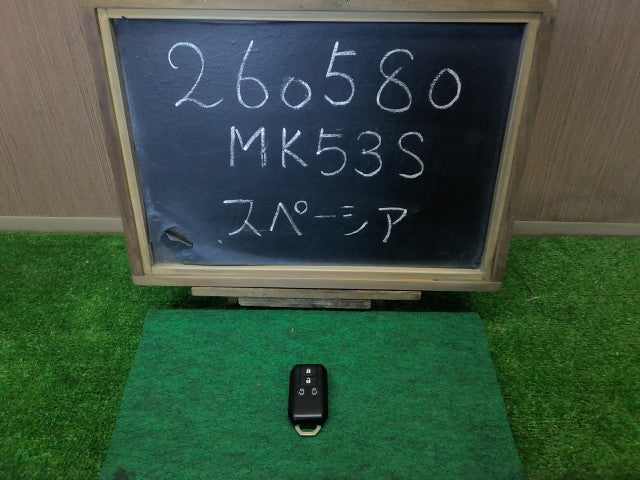 【中古】スペーシア DAA-MK53S キーレスリモコン スマートキー