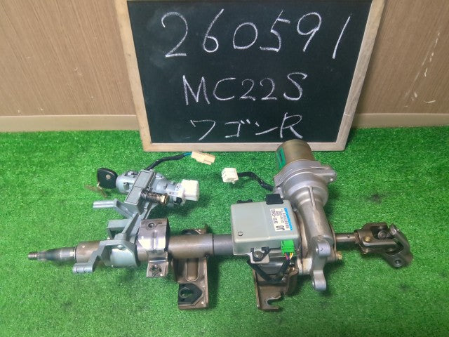 【中古】ワゴンＲ LA-MC22S ステアリングコラム シャフト