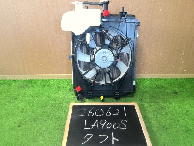 【中古】タフト 6BA-LA900S ラジエータ 電動ファン